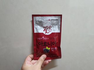 서울약사신협_내몸애생발란스아로니아_70ml x 30포 — 4.5점을 준 리뷰어가 2021년 7월 올린 사용 사진