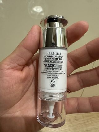 프리 (인스타체험단) [밀리밀리] 메디 앰플 콜라 15ml — 5점을 준 리뷰어가 2025년 9월 올린 사용 사진