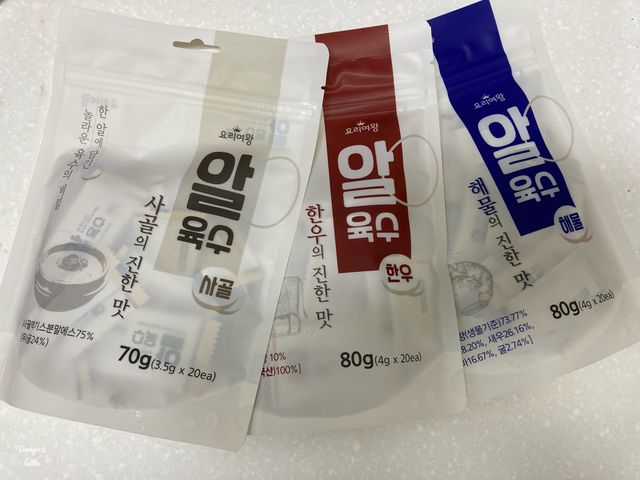 요리여왕 알육수 3종 (한우,해물,사골) 리뷰 사진