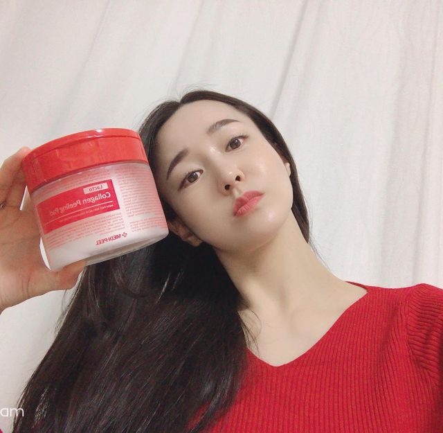 레드 락토 콜라겐 필링패드 리뷰 사진
