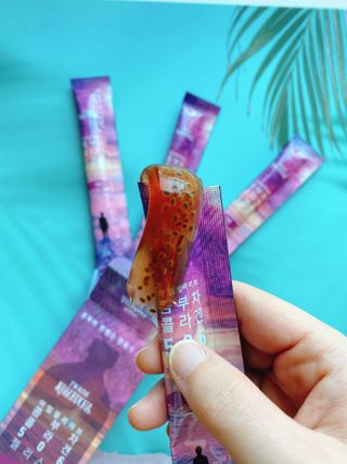 엘리샤코이 아임얼라이브 콤부차 콜라겐 506 스틱젤리 석류 — 4점을 준 리뷰어가 2021년 12월 올린 사용 사진