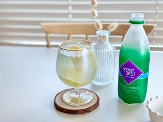 몽베스트 Montbest with Sparkling water Plain 20병 — 4.5점을 준 리뷰어가 2022년 6월 올린 사용 사진