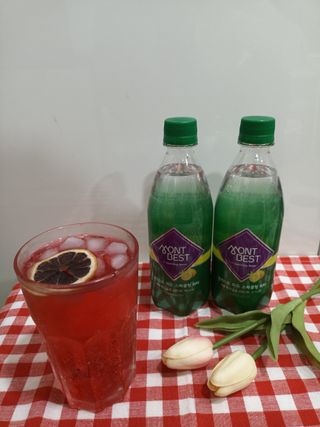 몽베스트 Montbest with Sparkling water Lemon OR Lime 20병(랜덤) — 5점을 준 리뷰어가 2022년 8월 올린 사용 사진