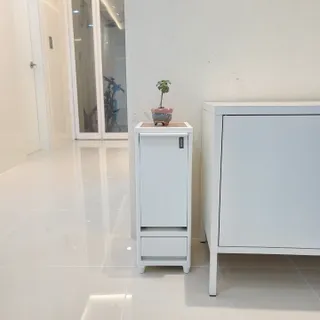 창신리빙 [프랑코 스마트 슬림 휴지통] 똑똑한 정리 수납 — 5점을 준 리뷰어가 2021년 8월 올린 사용 사진