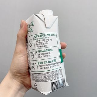 셀렉스스포츠 셀렉스 스포츠 웨이 프로틴 복숭아_ 330ml x 12팩 — 5점을 준 리뷰어가 2021년 7월 올린 사용 사진