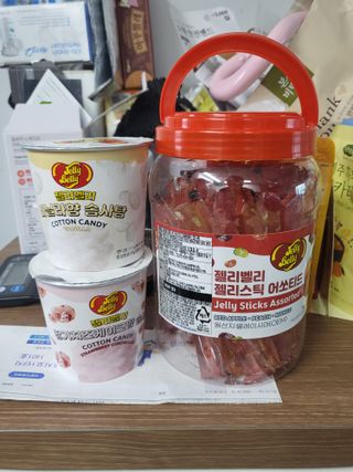 젤리벨리 젤리스틱 어쏘티드 900g — 5점을 준 리뷰어가 2022년 11월 올린 사용 사진