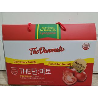 제이제이바이오 더단마토 프리미엄주스 100ml 30팩입 - 무설탕 스테비아 토마토즙 — 5점을 준 리뷰어가 2021년 11월 올린 사용 사진