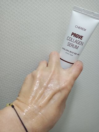 체르엠  프루브 콜라겐 앰플세럼 60ml 1병 — 5점을 준 리뷰어가 2022년 1월 올린 사용 사진