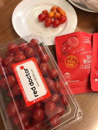 레드닥터 대추방울토마토 + 통째로 동결건조한 대추방울토마토 — 5점을 준 리뷰어가 2022년 12월 올린 사용 사진