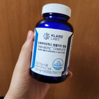 닥터피엔티 [Dr.PNT] 프로바이오틱스 컴플리트 캡슐 / 2개월분 — 5점을 준 리뷰어가 2023년 1월 올린 사용 사진