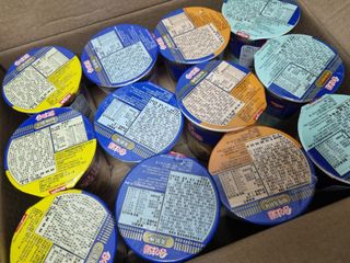 NISSIN 닛신 컵누들  4종 - 씨푸드오리지날, 씨푸드 스파이시, 씨푸드 커리, 씨푸드 XO소스 — 5점을 준 리뷰어가 2022년 3월 올린 사용 사진