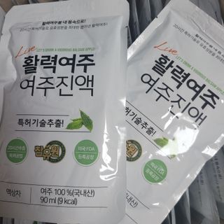 참유원 특허제조 활력 여주진액 여주즙 50포 — 5점을 준 리뷰어가 2022년 3월 올린 사용 사진