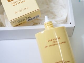 스킨큐어 산다화 유기농 레몬썬크림 — 5점을 준 리뷰어가 2022년 4월 올린 사용 사진
