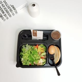 참살이도시락 작심삼일 샐러드도시락 3개 맛보기 새벽배송 또는 택배배송 — 5점을 준 리뷰어가 2021년 9월 올린 사용 사진