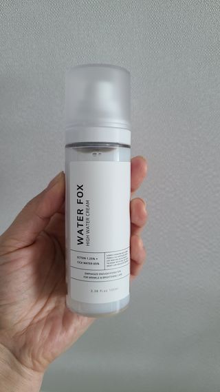 가치 WATERFOX(워터폭스)-엑토인 시카-비옴 하이 워터 크림 (100ml) — 5점을 준 리뷰어가 2023년 3월 올린 사용 사진