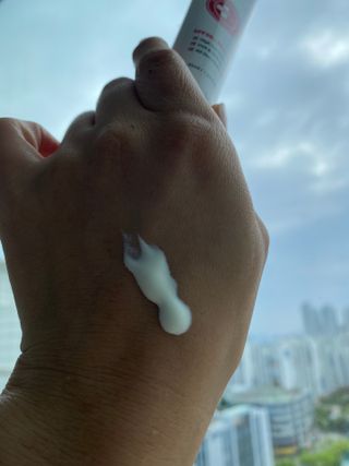 닥터셀멜로 셀멜로 올인원 선스크린 — 4.5점을 준 리뷰어가 2021년 4월 올린 사용 사진