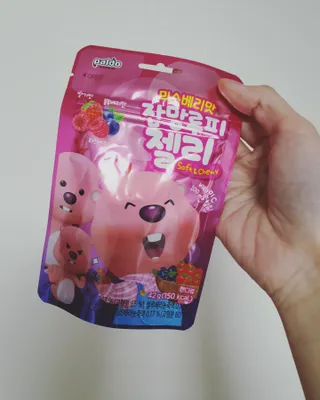 [팔도] 잔망루피젤리 믹스베리맛 42g 8개 — 5점을 준 리뷰어가 2022년 1월 올린 사용 사진