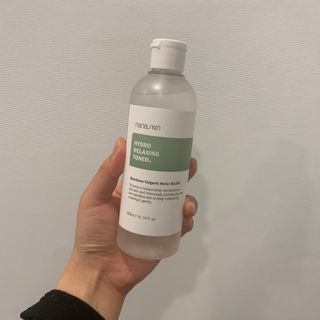 나나스킨 하이드로릴렉싱토너 — 4.5점을 준 리뷰어가 2021년 10월 올린 사용 사진