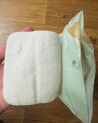 디어엘로디 유기농 무표백 건티슈 60매 — 4.5점을 준 리뷰어가 2022년 10월 올린 사용 사진