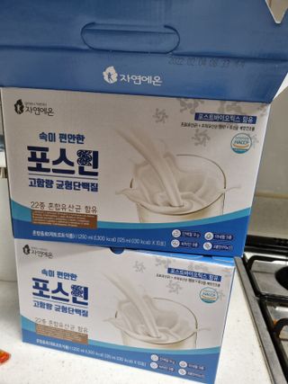 자연에온 마시는 프로틴 고함량 균형단백질 음료 포스틴 125ml 10개입 1BOX — 5점을 준 리뷰어가 2021년 3월 올린 사용 사진