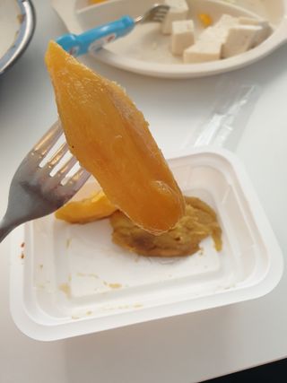 해뜨온 껍질없는 한입아이스 군고구마 120g x 4개 — 5점을 준 리뷰어가 2021년 9월 올린 사용 사진