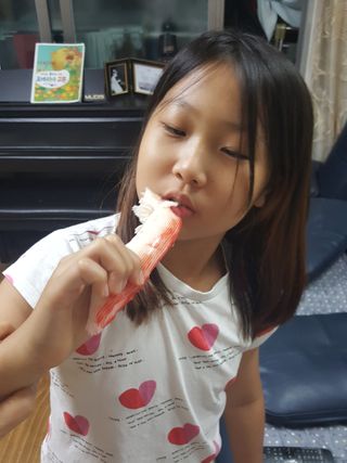 한성기업 와일드 크래미 — 5점을 준 리뷰어가 2021년 10월 올린 사용 사진