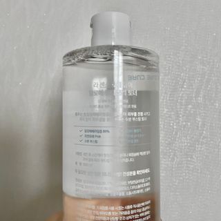 김정문알로에 큐어 큐어 알로에 워터 젤리 토너 500ml — 4점을 준 리뷰어가 2021년 4월 올린 사용 사진