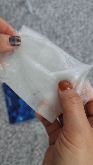 체르엠 그린 케비어 더블워터 마스크팩 5매입  2팩 — 4점을 준 리뷰어가 2021년 12월 올린 사용 사진