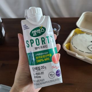 셀렉스스포츠 셀렉스 스포츠 웨이 프로틴 복숭아_ 330ml x 12팩 — 5점을 준 리뷰어가 2021년 3월 올린 사용 사진
