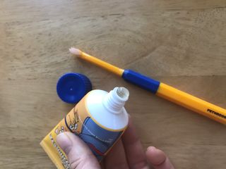 Pethroom 페스룸 PETHROOM DENTAL CARE SET 페스룸 덴탈 케어 세트 / 덴탈 클린 칫솔 + 덴탈 클린 치약 — 5점을 준 리뷰어가 2020년 12월 올린 사용 사진