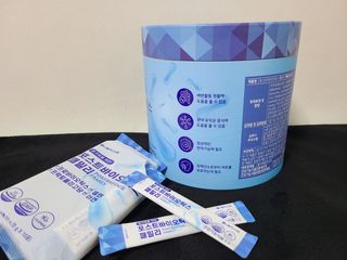 서울약사신협_포스트바이오틱스패밀리_5g x 100포 — 5점을 준 리뷰어가 2021년 4월 올린 사용 사진