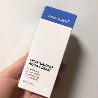 더마포레스트 모이스처라이징 아쿠아크림 / 수분크림 히알루론산 펩타이드 보습 미백 주름개선 — 4점을 준 리뷰어가 2021년 7월 올린 사용 사진