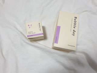 버블데이 아로마/과일 거품 입욕제 — 5점을 준 리뷰어가 2021년 7월 올린 사용 사진