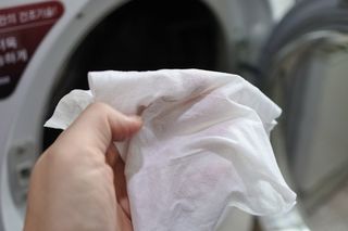 [생활공작소] 건조기용 섬유유연제 시트 80매 x 2입 — 5점을 준 리뷰어가 2021년 2월 올린 사용 사진