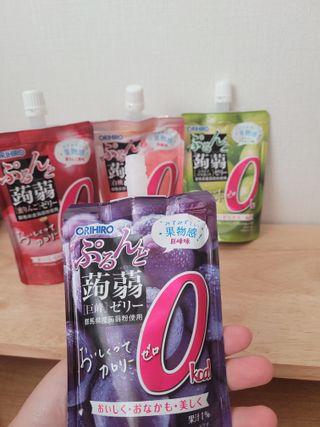 ORIHIRO 오리히로 곤약젤리 제로칼로리 130g 4종 4팩(맛별로 1팩씩) — 4.5점을 준 리뷰어가 2023년 3월 올린 사용 사진