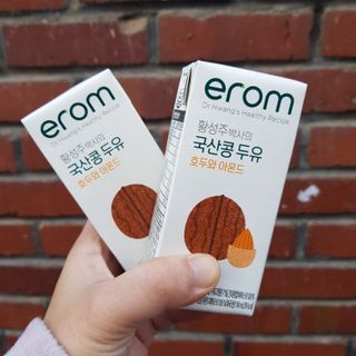 이롬 erom 황성주박사의 국산콩 두유 호두와 아몬드 — 5점을 준 리뷰어가 2020년 12월 올린 사용 사진