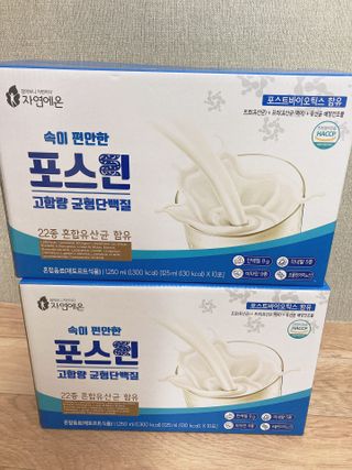 자연에온 마시는 프로틴 고함량 균형단백질 음료 포스틴 125ml 10개입 1BOX — 5점을 준 리뷰어가 2021년 4월 올린 사용 사진