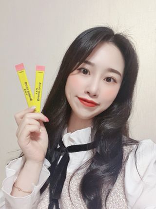 힐리셔스 퓨어바이탈 석류맛 — 5점을 준 리뷰어가 2021년 3월 올린 사용 사진