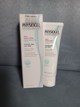 피지오겔 레드수딩 시카밸런스 크림 50ml — 4.5점을 준 리뷰어가 2022년 4월 올린 사용 사진