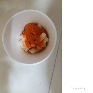 유비쿡 컵떡볶이 매운컵떡볶이2개/ 짜장컵떡볶이 2개  총 4개세트 — 5점을 준 리뷰어가 2021년 6월 올린 사용 사진