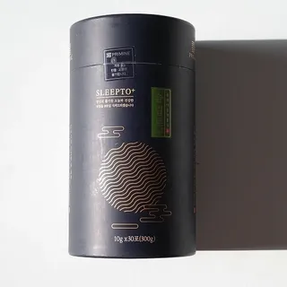프리마인 자체 기업부설 연구소에서 찾아낸 건강한 수면의 비밀.  슬립토 플러스 30포 — 3점을 준 리뷰어가 2023년 7월 올린 사용 사진