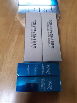 [헤어플러스] 아쿠아본드 수분샴푸/트리트먼트/크림에센스/오일에센스 4종 SET — 4점을 준 리뷰어가 2021년 3월 올린 사용 사진