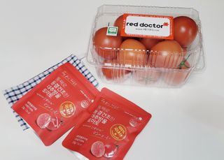 레드닥터 완숙토마토 + 통째로 동결건조한 대추방울토마토 — 5점을 준 리뷰어가 2022년 12월 올린 사용 사진