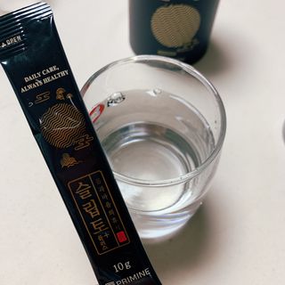 프리마인 자체 기업부설 연구소에서 찾아낸 건강한 수면의 비밀.  슬립토 플러스 30포 — 3점을 준 리뷰어가 2021년 10월 올린 사용 사진