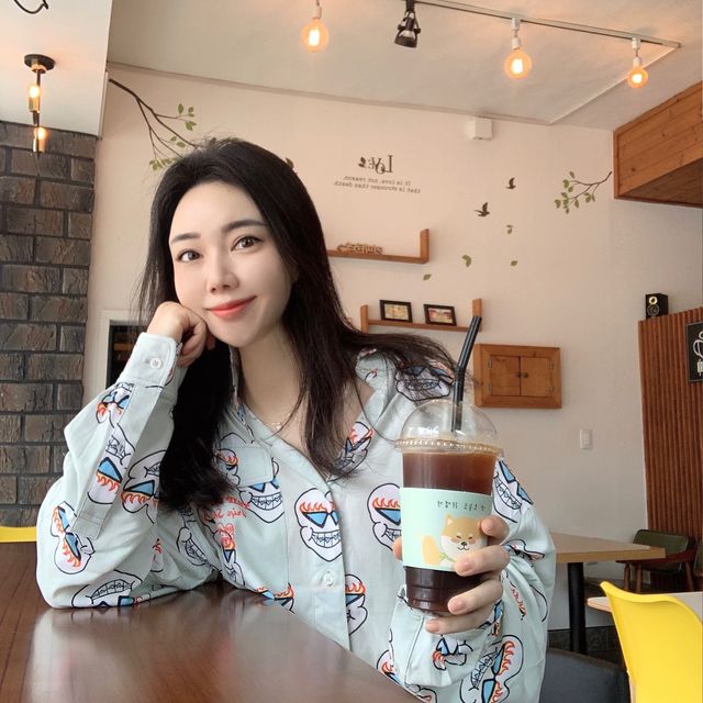 T 로고, 먹보로고 하와이안 긴팔셔츠 [BLACK, STONE GREEEN) 리뷰 사진