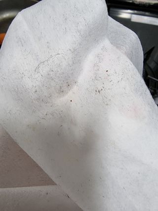 햅스 세균없는 주방 대형 2팩, HAPS sanitizer wipe — 5점을 준 리뷰어가 2022년 1월 올린 사용 사진