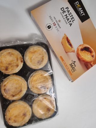 디앙뜨 포르투갈 에그타르트 오리지널 맛+패션후르츠 맛 중 택1 — 5점을 준 리뷰어가 2021년 8월 올린 사용 사진