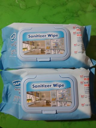 햅스 세균없는 주방 대형 2팩, HAPS sanitizer wipe — 5점을 준 리뷰어가 2022년 1월 올린 사용 사진
