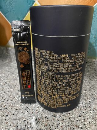 프리마인 자체 기업부설 연구소에서 찾아낸 건강한 수면의 비밀.  슬립토 플러스 30포 — 4.5점을 준 리뷰어가 2021년 10월 올린 사용 사진