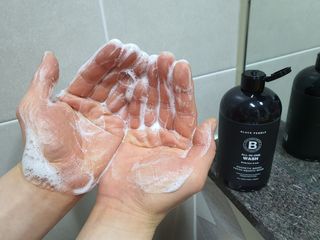 블랙페블 올인원 워시 마그네틱 웨이브 500ml — 5점을 준 리뷰어가 2021년 4월 올린 사용 사진